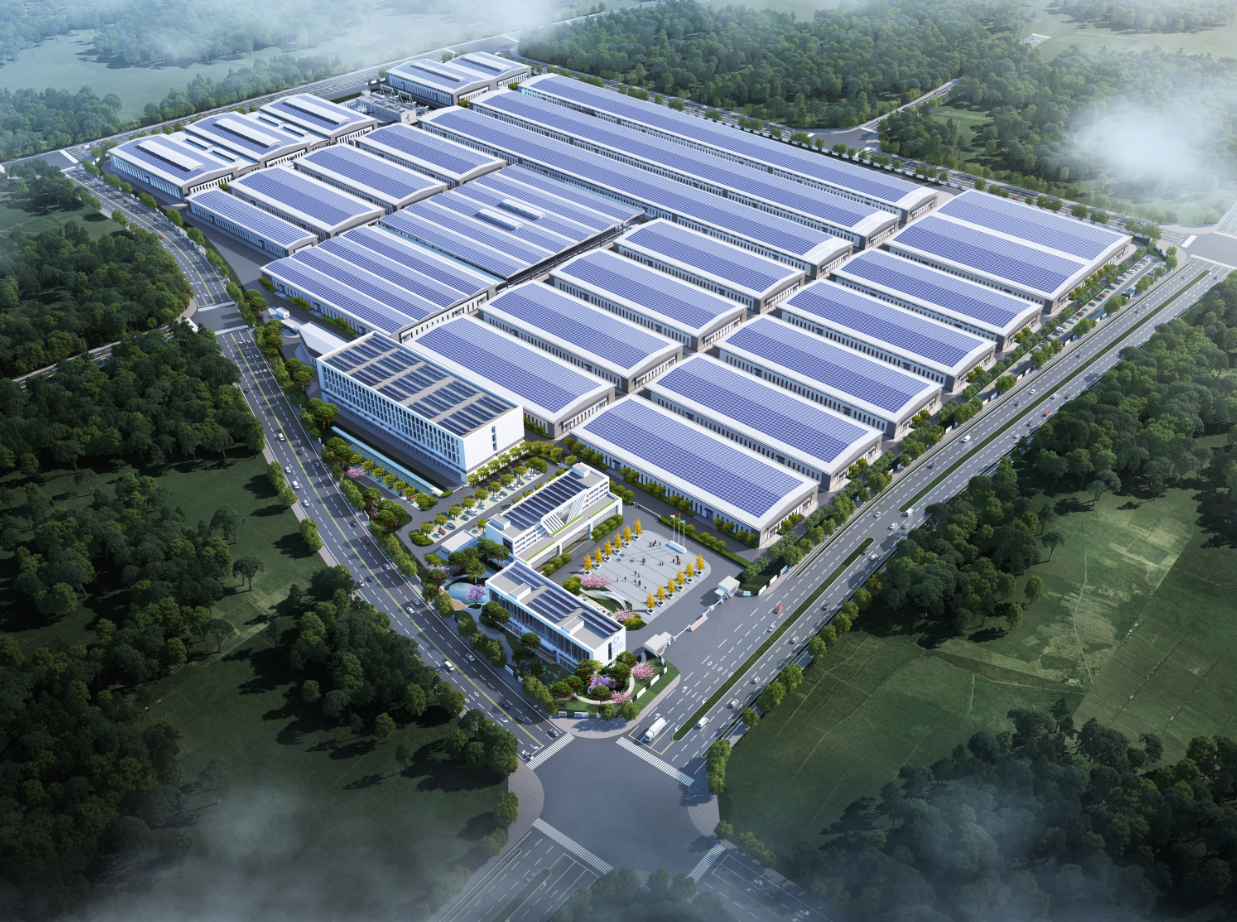 弥勒宇星钻石产业园俯瞰效果图